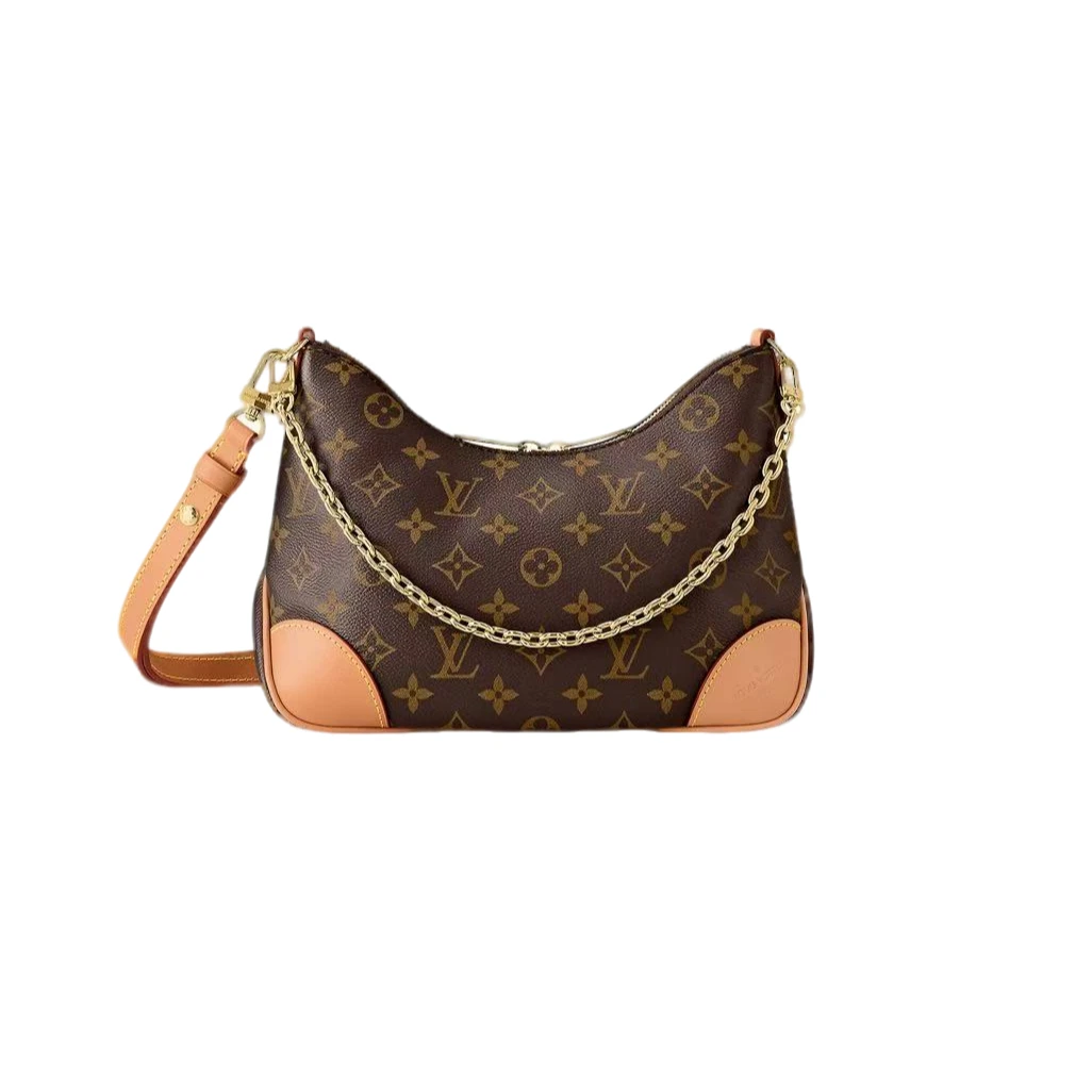 99新 LouisVuitton/路易威登 时尚单肩斜挎牛角包女包hn1516