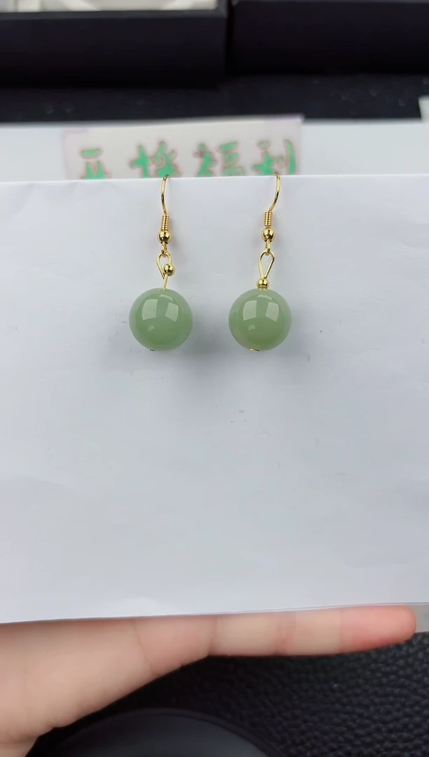 东陵石未镶嵌耳坠15嗨购微色差T1