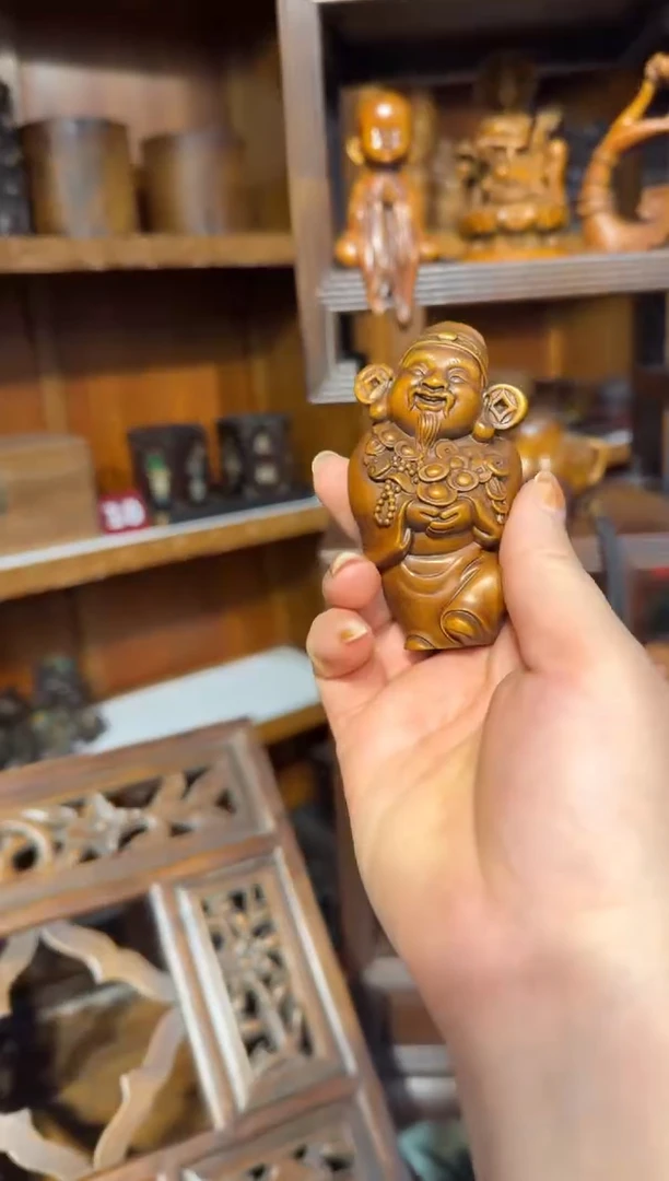 木黄杨木财神68.88888888888