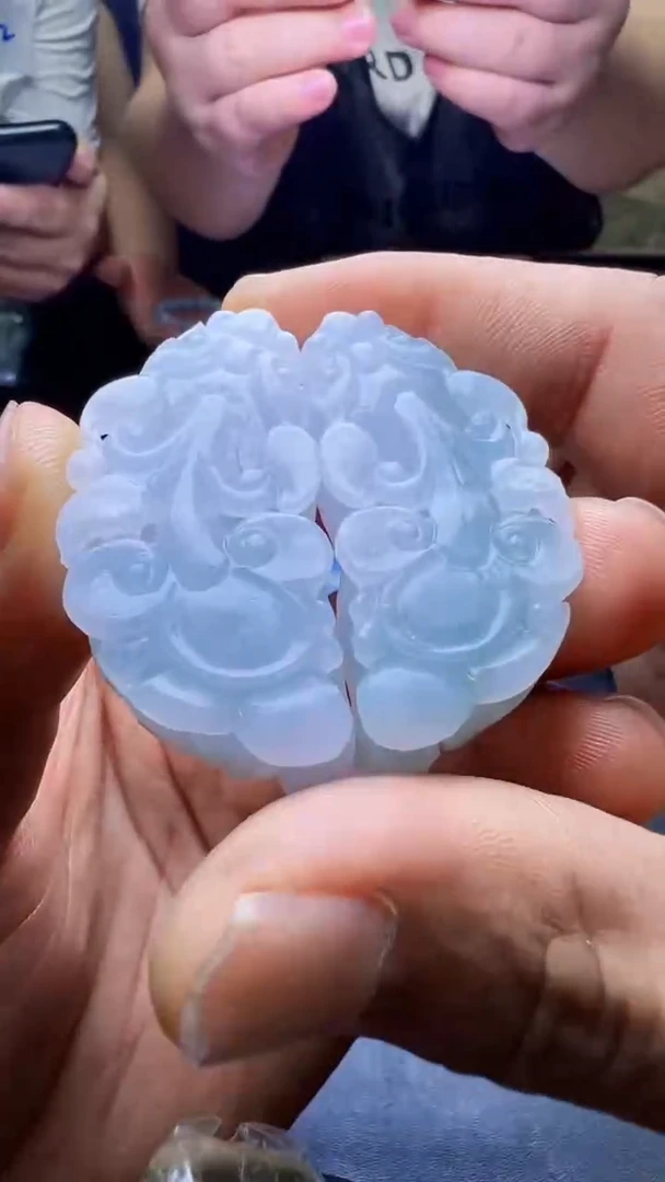 未镶嵌定制翡翠天然翡翠A货一对