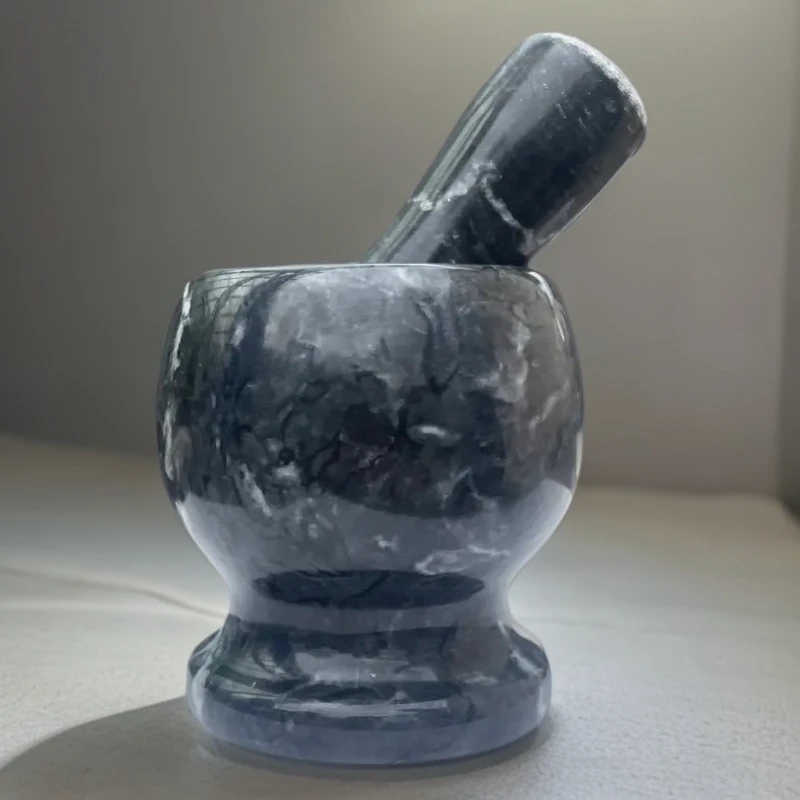 网红新款大理石捣蒜神器家用手动捣蒜器蒜泥器压蒜器擂钵蒜臼子