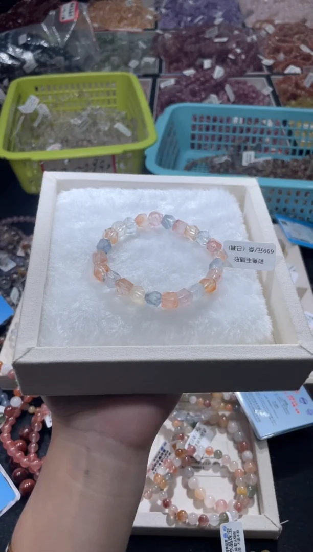 未镶嵌手链水晶304号 多样性发一