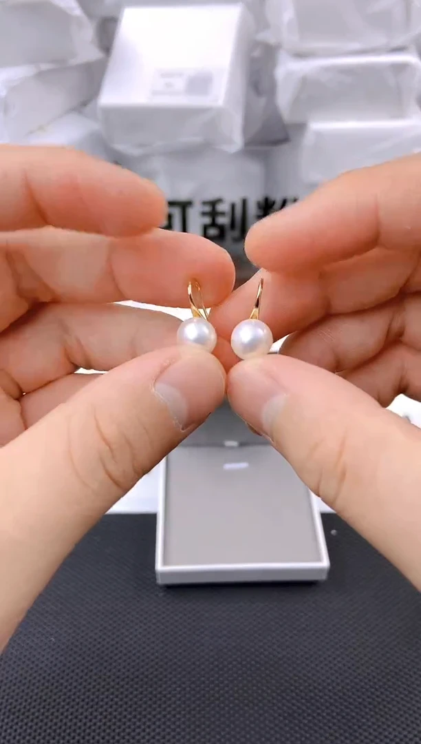 未镶嵌耳饰淡水珍珠ed1032