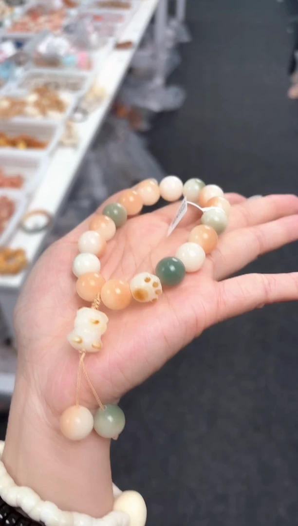 手串菩提根/象牙果【萌佑12mm】菩提根圆珠单圈@@CP021-1138