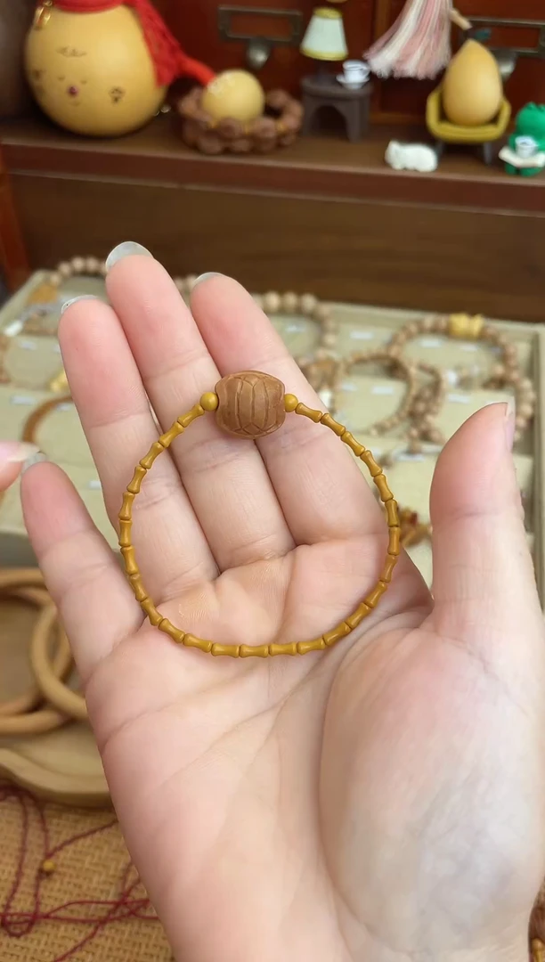 手串/手链核桃竹节手串一物一拍富甲款