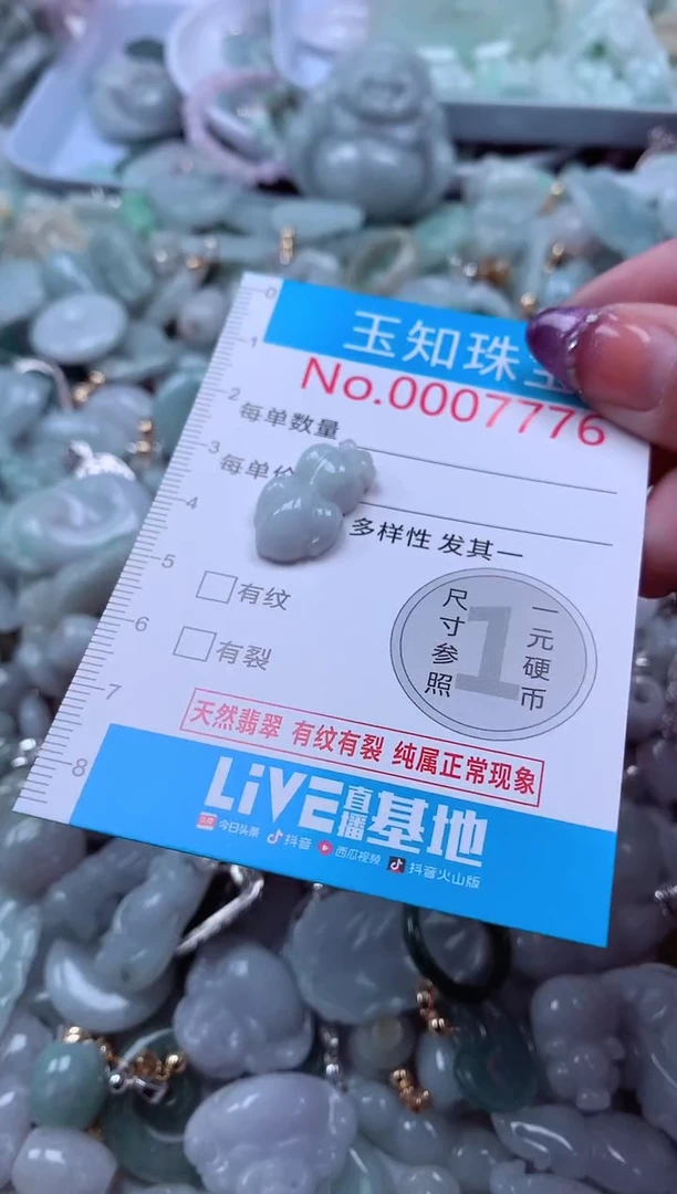 翡翠未镶嵌吊坠(不含链)7776