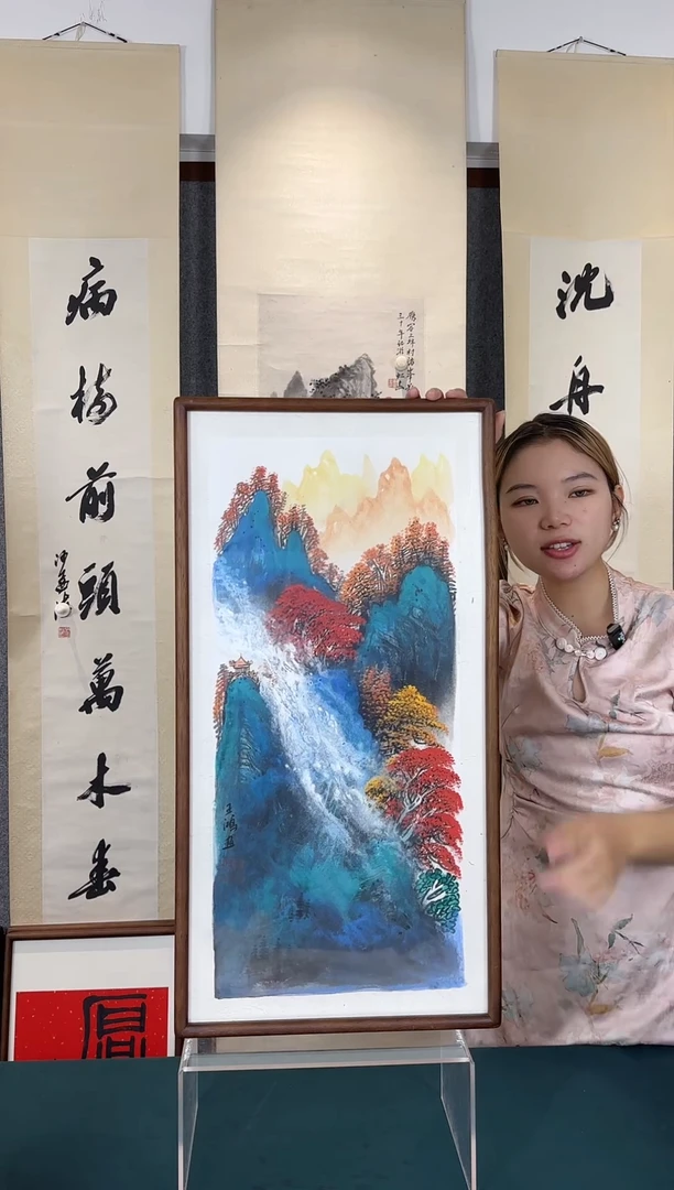 国画老师手绘作品