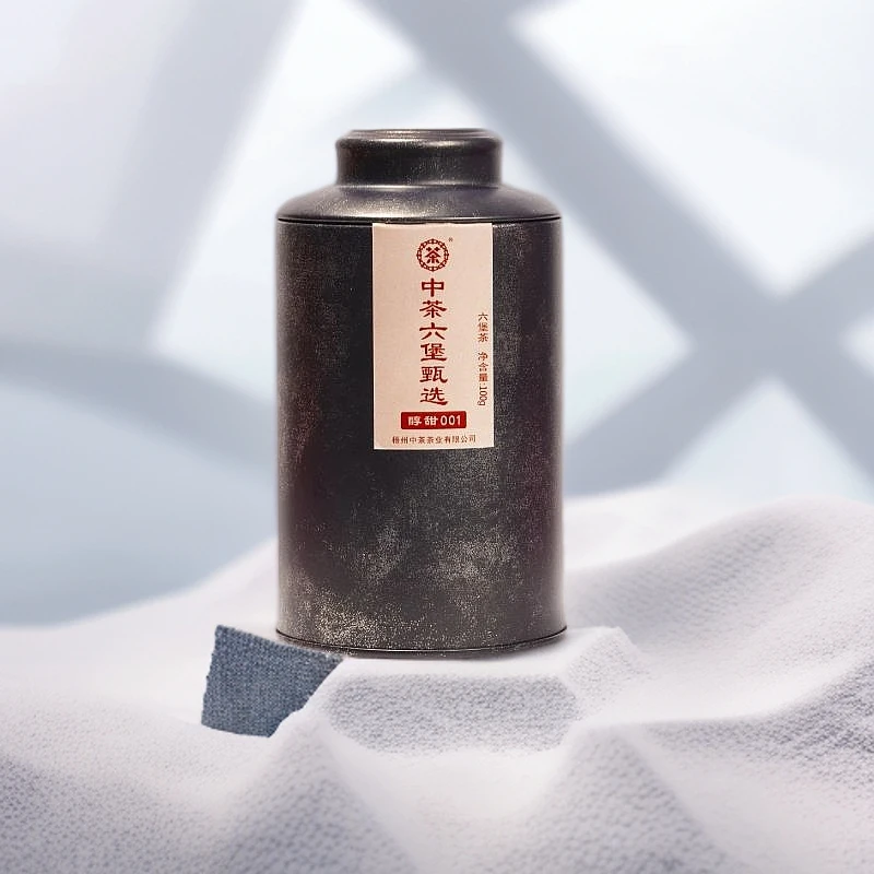 中茶六堡茶甄选【醇甜001】100g 六堡茶广西梧州（黑茶）