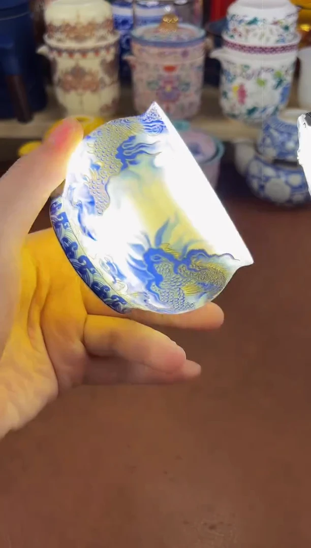 陶瓷茶具摆件旅行套组
