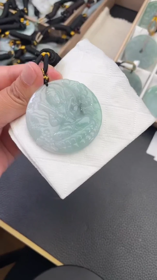 颈饰未镶嵌翡翠天然缅甸翡翠A货157