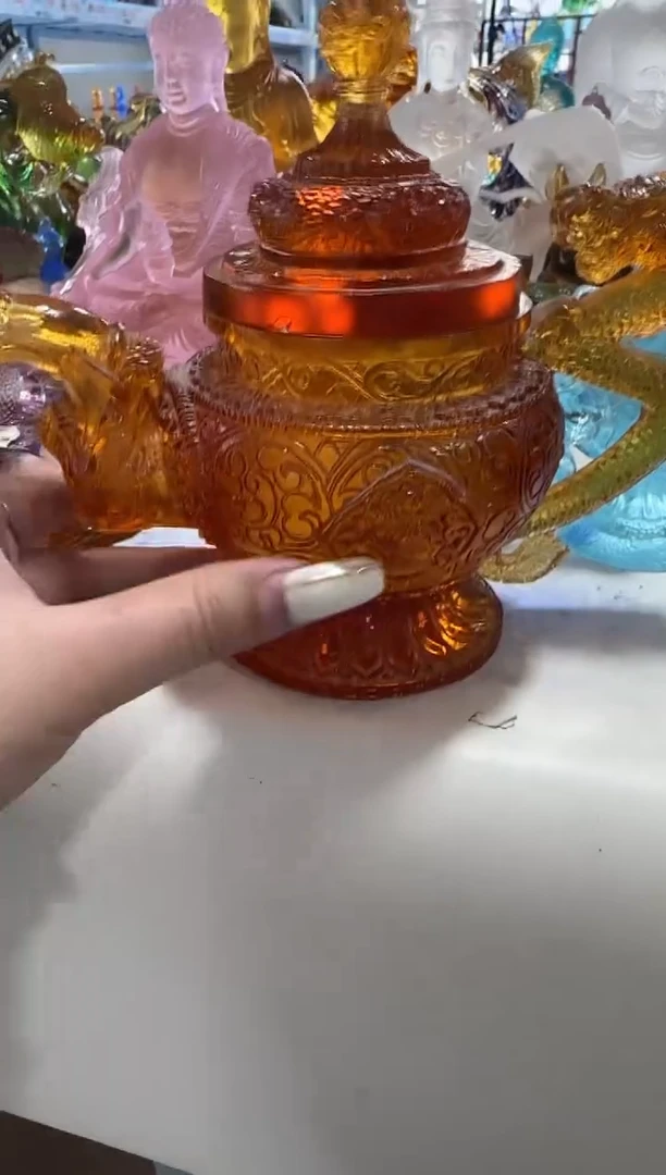 琉璃1246微瑕纯手工古法琉璃