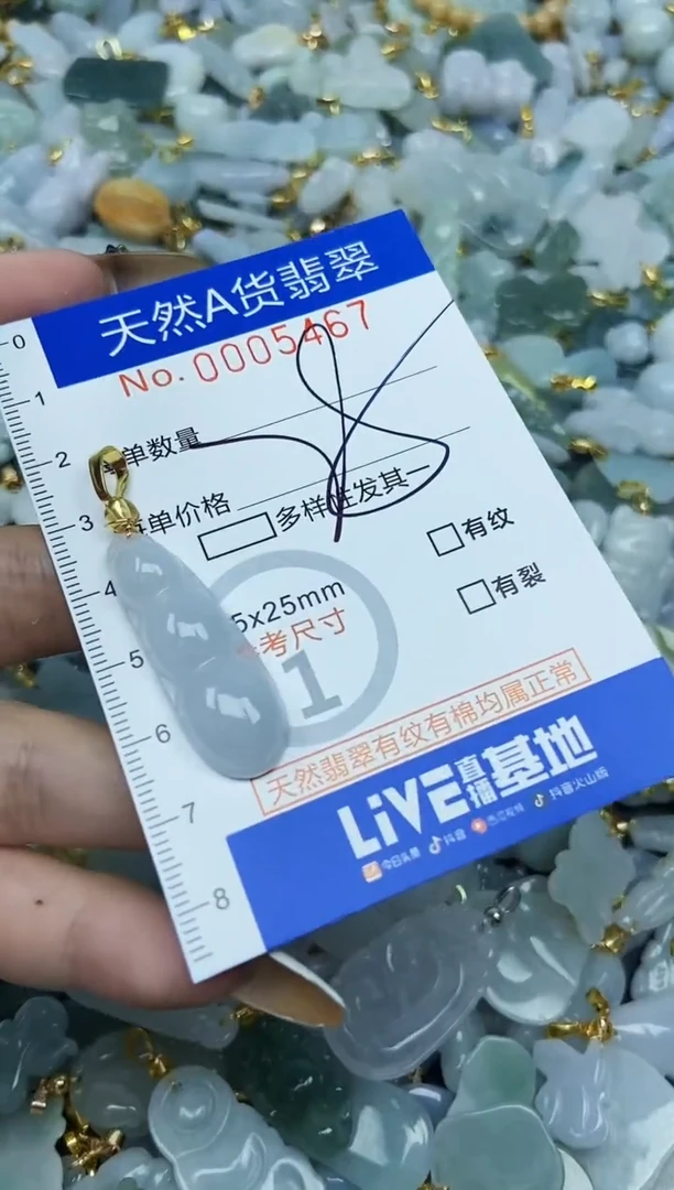 【闪购商品】翡翠颈饰未镶嵌天然A货翡翠