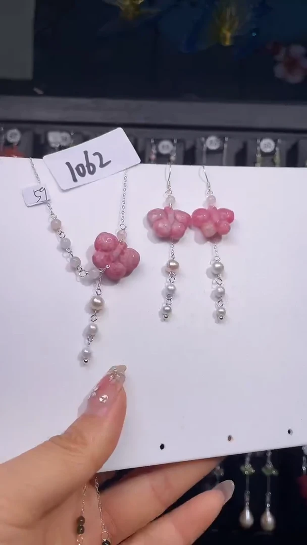 银S925镶嵌耳饰紫晶喜欢拍