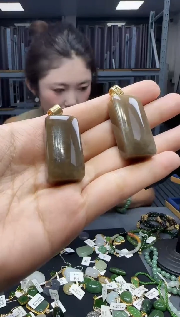 和田玉银S925镶嵌挂件多样性发货拍一发一