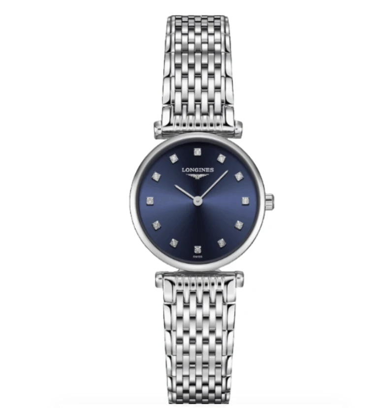 99新 Longines/浪琴 嘉岚系列蓝盘钻刻 钢带29盘/公价 HZ