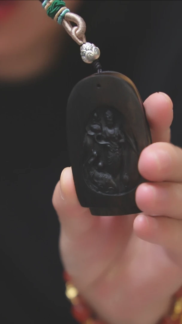 无足银珠宝奇石吊坠