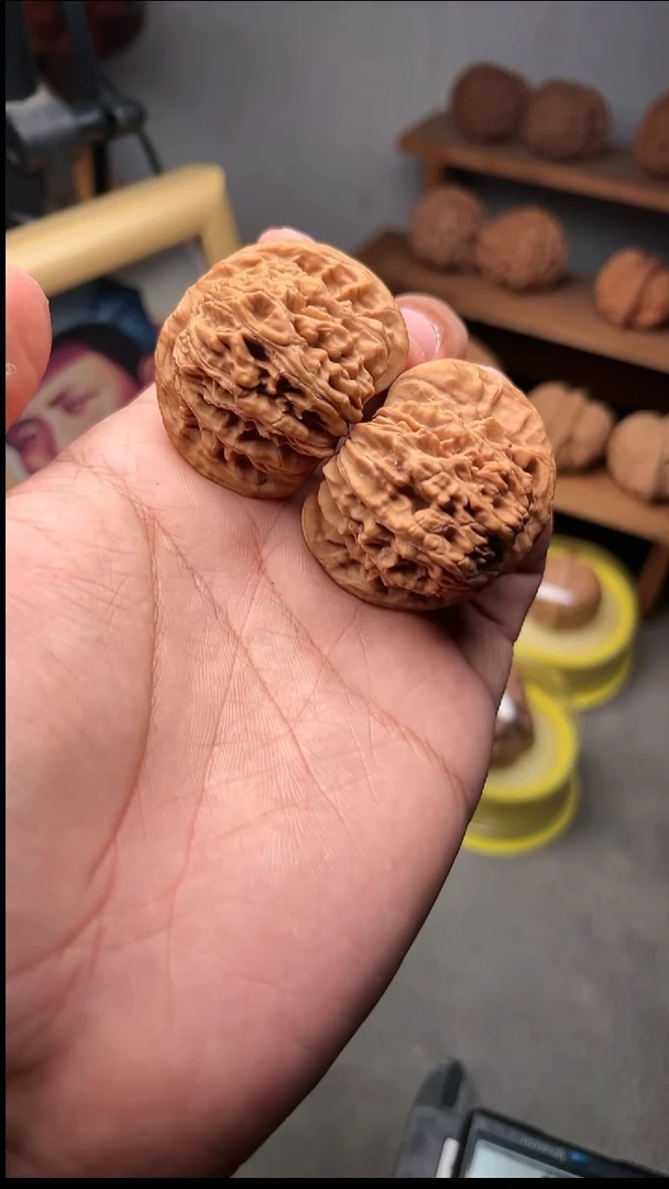 吊坠文玩核桃四座楼44