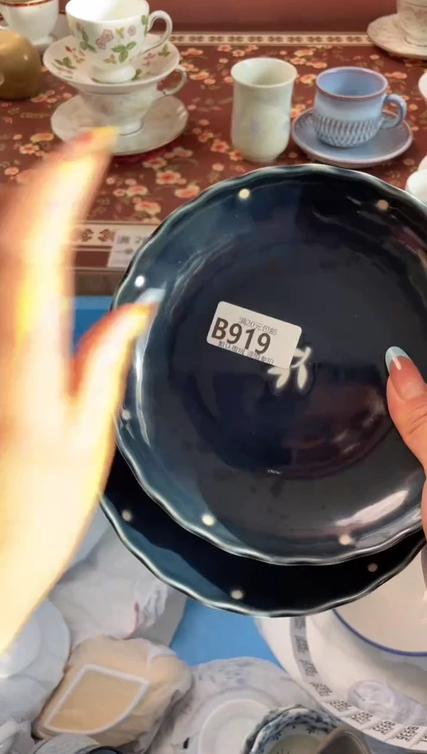 瓷片小*子瓷器瓷器B919