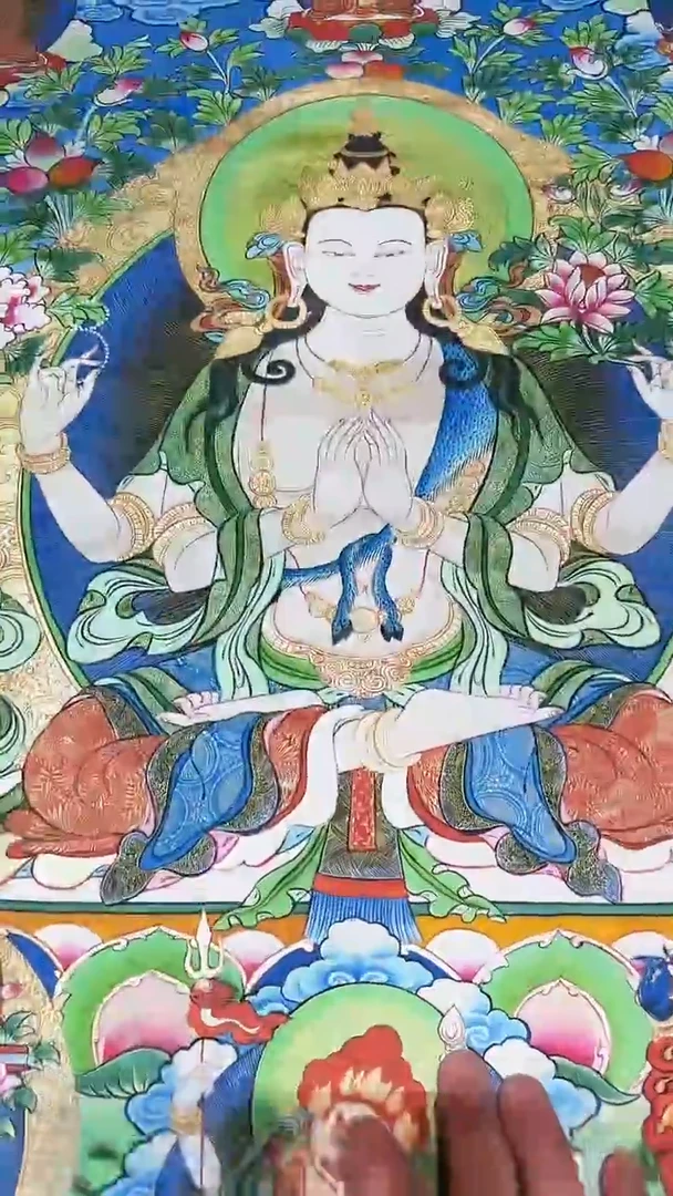 卷轴画【主播精品】高端卷轴画——唐卡AA661