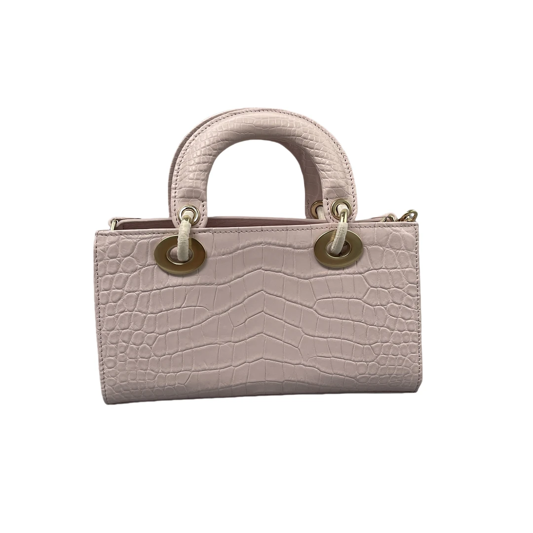 【老谭严选】妃妃横款雾面尼罗鳄鱼皮手提女包-稀有皮系列