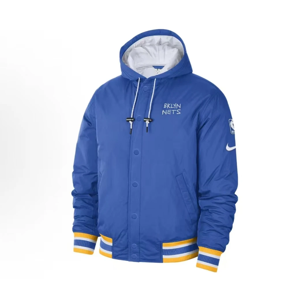 Nike 字母Logo图案刺绣夹克外套 男女同款 宝蓝 DR2435-463