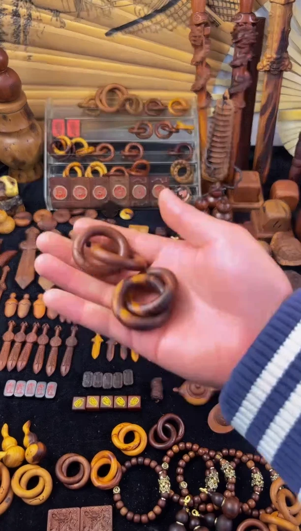 【闪购商品】枣木桃木小乾坤圈吊坠包邮到家