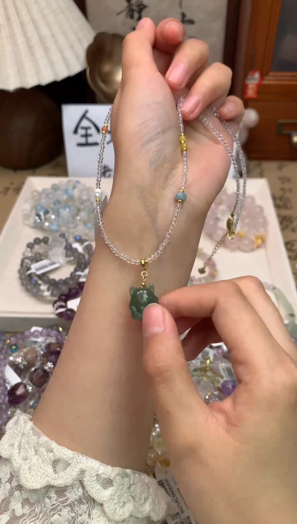 颈饰和田玉未镶嵌355