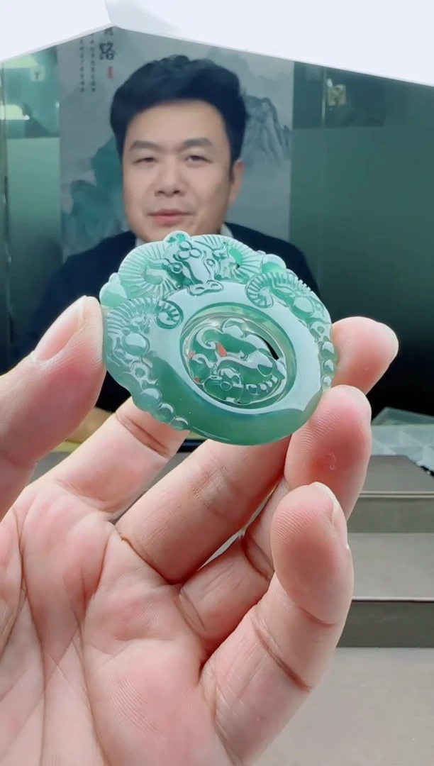 【闪购商品】翡翠颈饰未镶嵌多样式发货一件发货三阳开泰