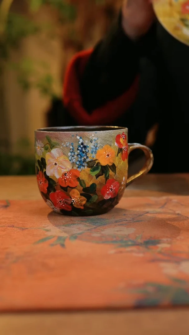 【闪购商品】瓷片1079景德镇手工手绘釉下彩高温瓷