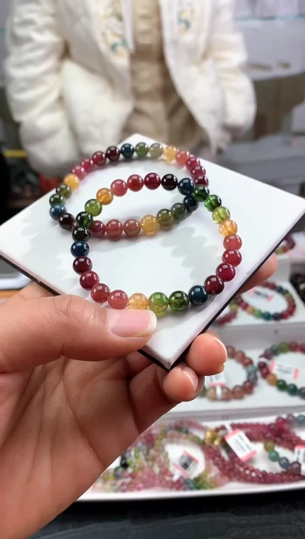 【闪购商品】碧玺手串未镶嵌多样性发一条