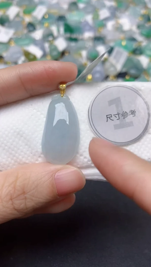 颈饰未镶嵌翡翠天然缅甸A货翡翠