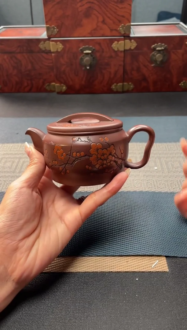 茶壶紫砂143 宜兴原矿紫砂