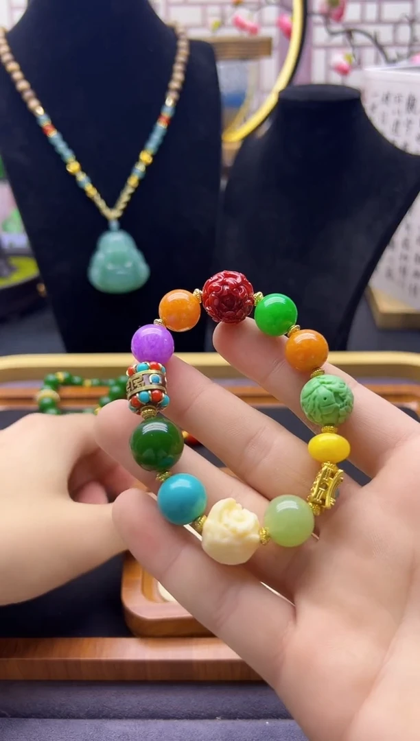 【闪购商品】翡翠手饰14K金镶嵌S29