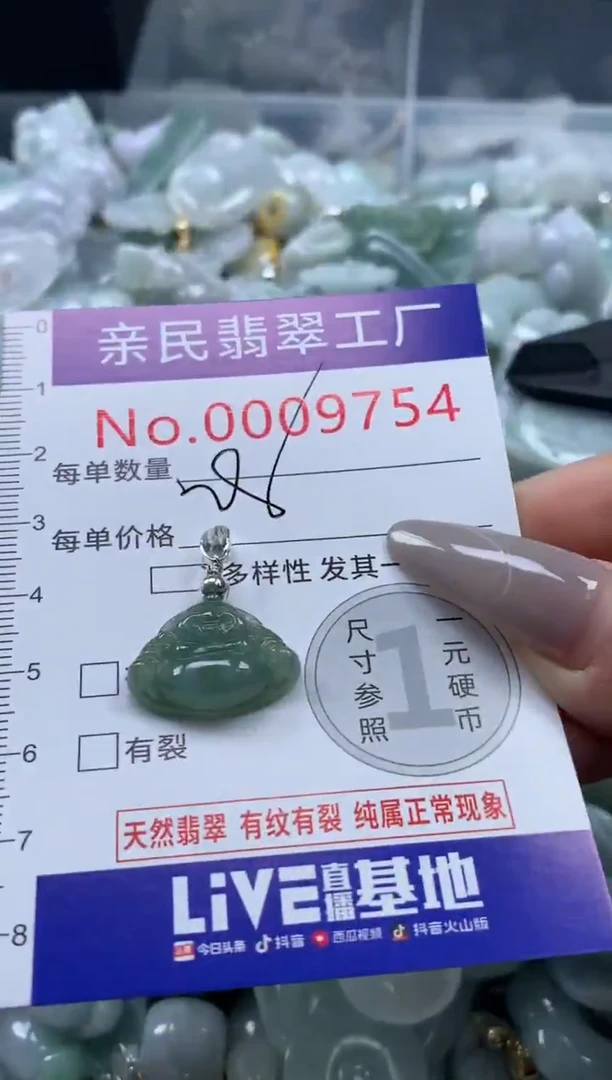 颈饰未镶嵌翡翠9754