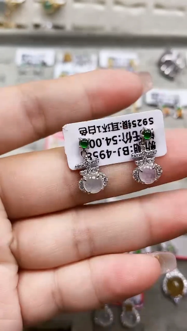 银S925镶嵌戒指翡翠9930
