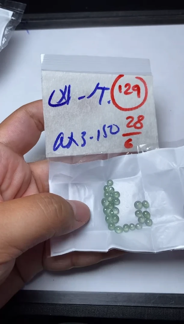 定制翡翠未镶嵌凶**?缅甸天然翡翠A货129