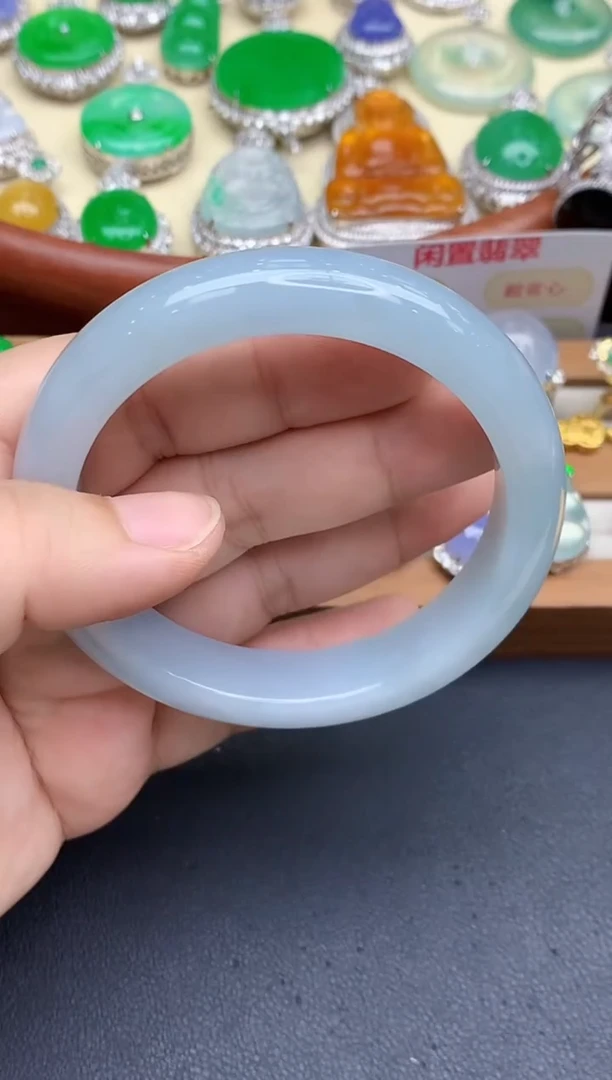 未镶嵌手镯翡翠584-中国好珍宝
