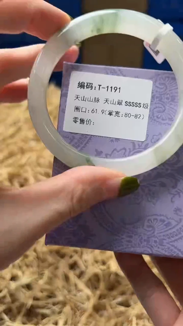 未镶嵌手镯石英质玉T1191