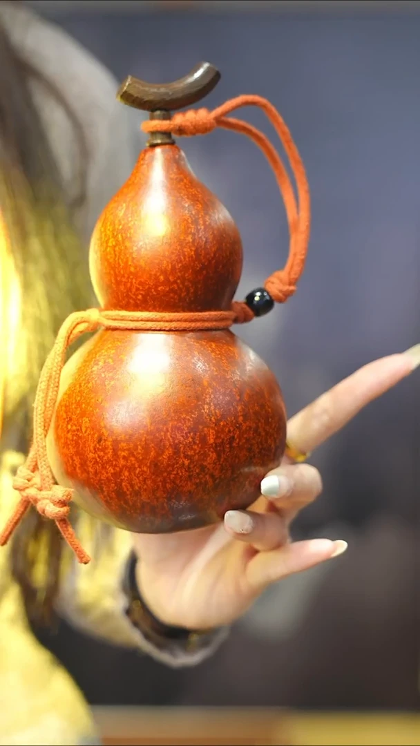 【闪购商品】XH205大漆酒葫芦不包手串及旋转底座