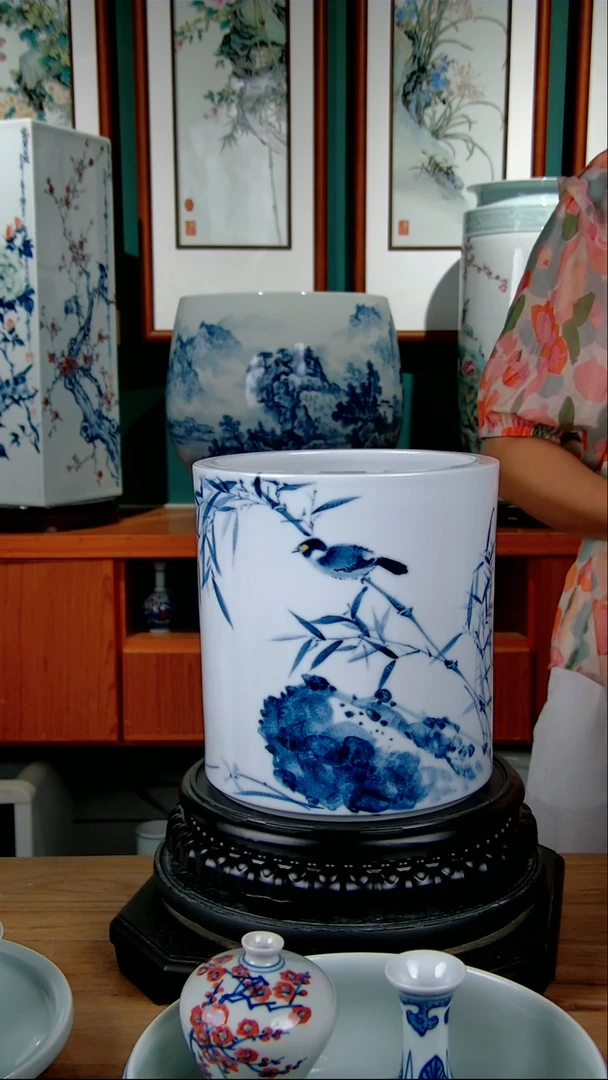 摆件應*景德镇手绘陶瓷88888