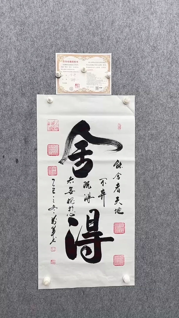 书法王万军100*50舍得手绘宣纸