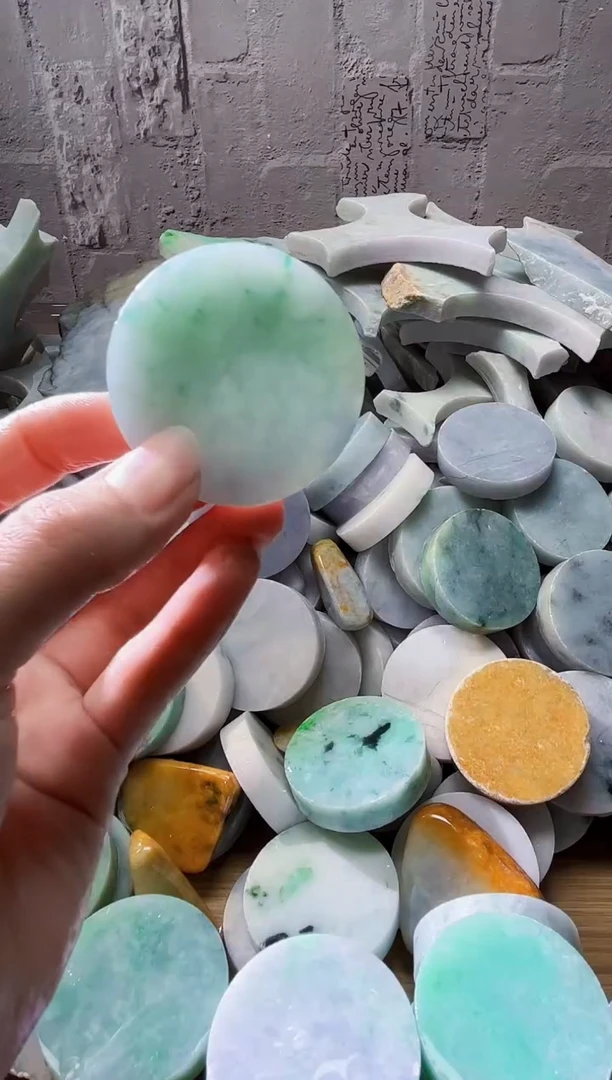 裸石翡翠天然翡翠A货古 南 862