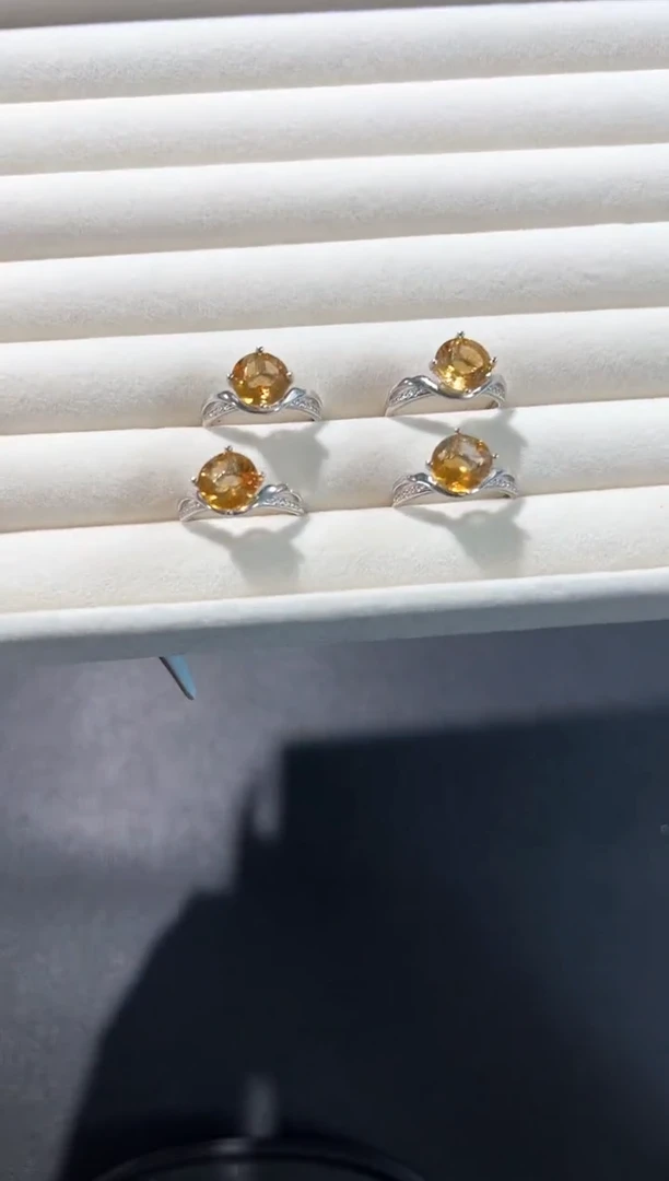 银S925镶嵌戒指水晶19e多样性发其一【1个】
