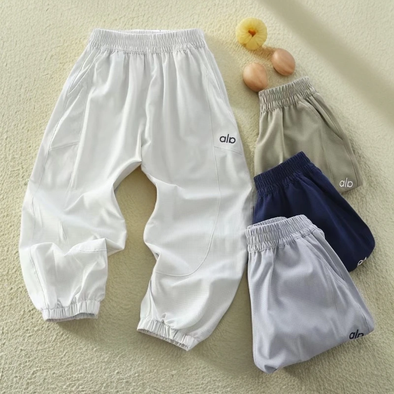 男童薄款休闲裤2025夏季新款儿童凉感空调裤25022