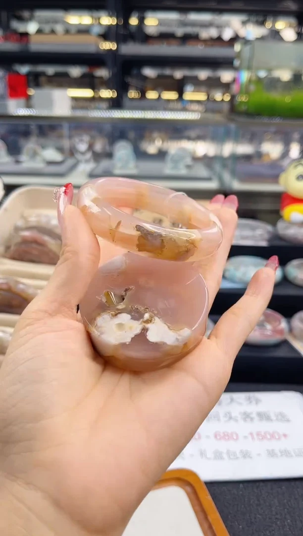 未镶嵌手镯石英质玉57圈口 （赠品镯心）3885012