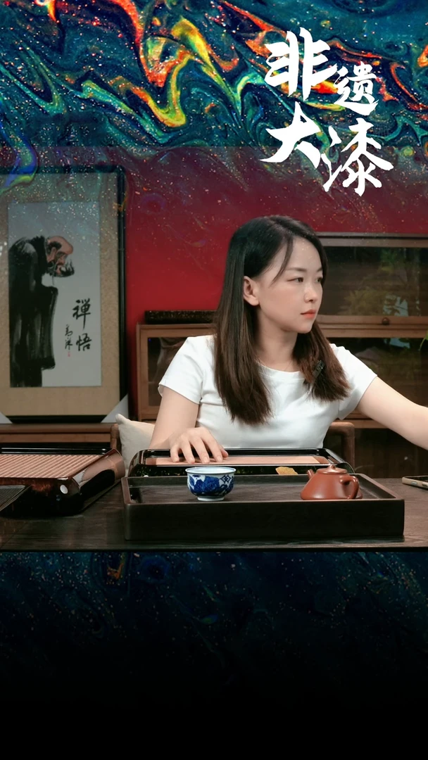 紫砂茶盘黑檀40*30*5 黑檀直边平面