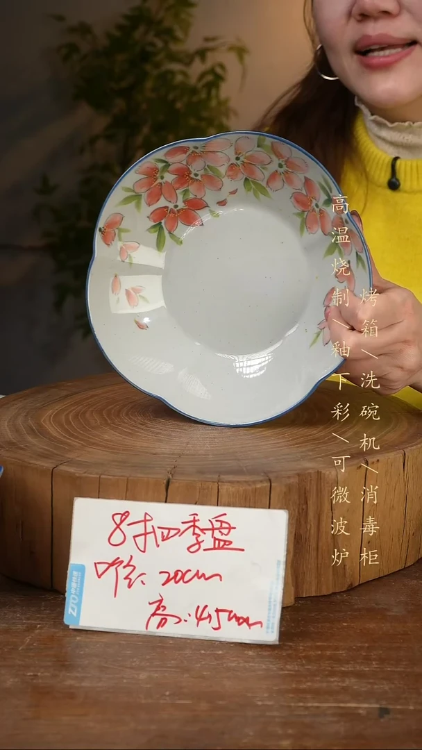 碗瓷景德镇手工手绘高温瓷釉下彩