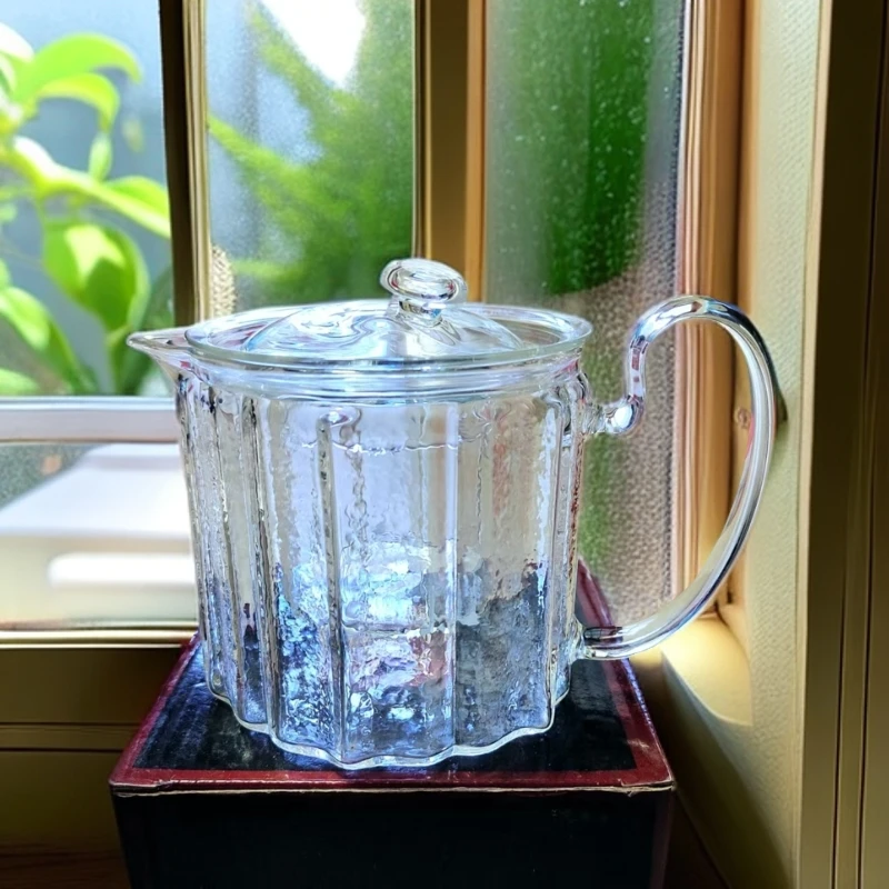 家用无色透明泡茶中国风玻璃杯养生壶茶壶煮茶器加厚水壶