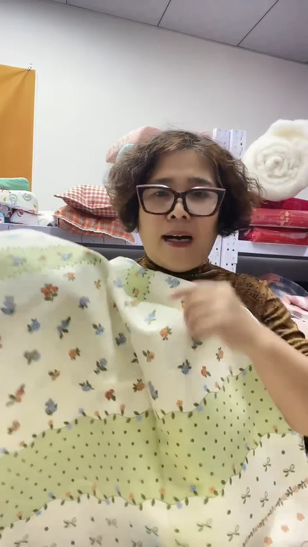 棉床单  小花