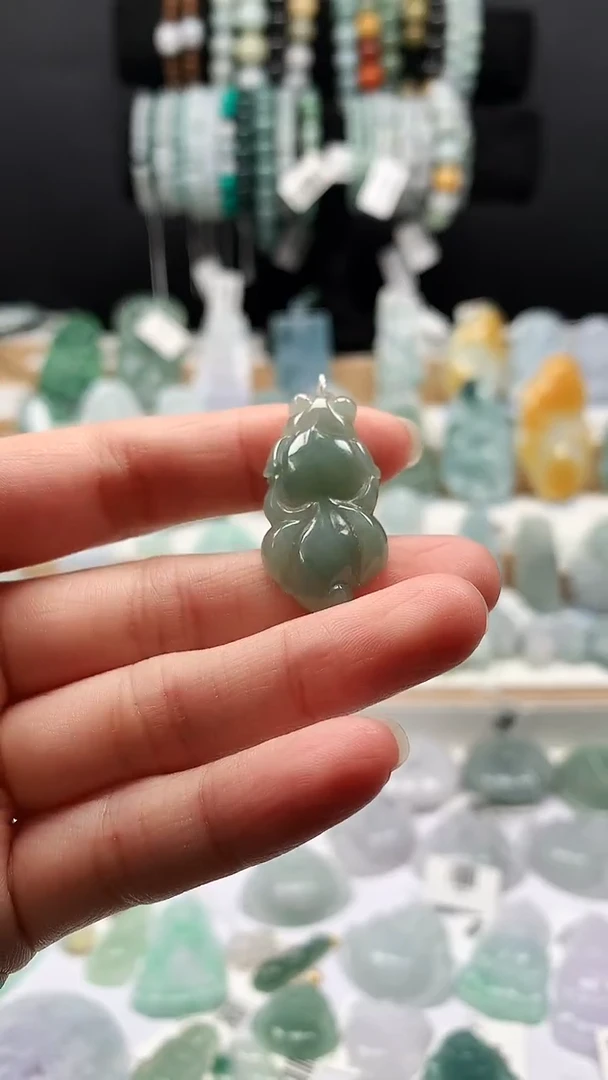吊坠(不含链)未镶嵌翡翠33金鱼